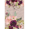 Notebook: Pretty Pink & Purple Roses 120 Page