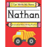 I Can Write My Name: Nathan: Personalized Name Writing Book