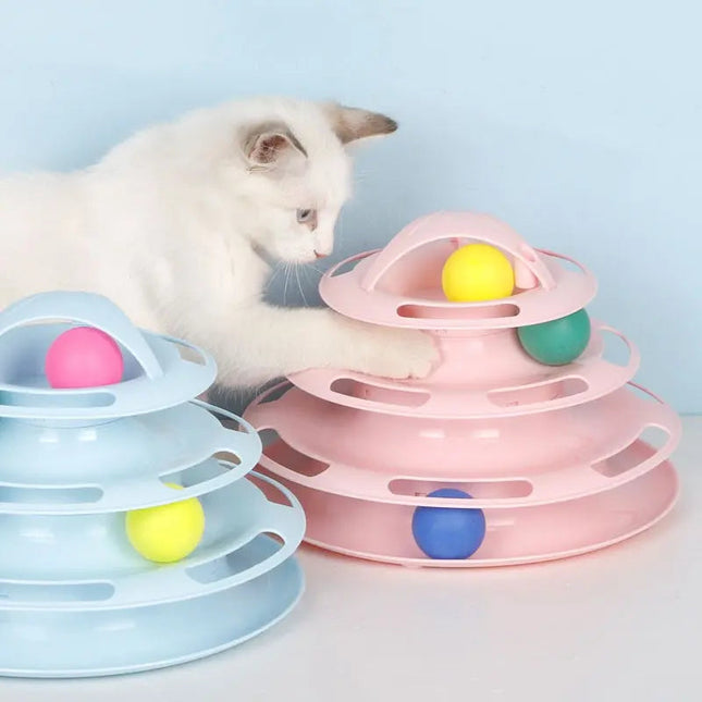 Tower of Tracks - Dog & Cat Toys by GROOMY