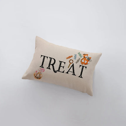 Trick or Treat Pillow Set | Fall Décor | Halloween Pillows | Halloween Décor | Fall Throw Pillows | Cute Throw Pillows by UniikPillows - Vysn