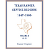 Texas Ranger Service Records, 1847-1900, Volume 5 O-S