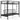 Twin Over Futon Bunk Bed with 2 Ladders and Safety Guardrails-Black