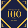Happy 100th Birthday Guest Book (Hardcover): Happy 100th Birthday Guest book, party and birthday celebrations decor, memory book, scrapbook, one hundr