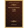 Memoir Of Thomas Lodge (1882)