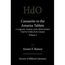Canaanite in the Amarna Tablets: A Linguistic Analysis of the Mixed Dialect Used by Scribes from Canaan, Volume 3