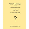 What's Missing?: Telugu Alphabet Puzzles
