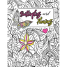 Butterflies and Flowers: Butterflies and Flowers Adult Coloring Book: Beautiful Butterflies and Flowers Patterns for Relaxation, Fun, and Stres