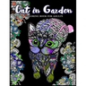 Cat in Garden Coloring Book For Adults: Cats with their hats and Floral in the Garden Theme
