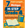 7 Full-Length Michigan M-STEP Grade 4 Math Practice Tests: Your Path to Confidence, Mastery, and Top Scores on the Michigan M-STEP Exam