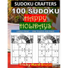 100 SUDOKU Happy Holidays Tricky - Hard - Brutal: Large Print - One Puzzle Per Page