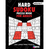 Hard Sudoku Puzzle Book For Adults: 200 Large Print Puzzles with Answer Designed to Improve Brain Activity & Promote Logical Mind