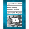 Nemo Tenetur Seipsum Prodere