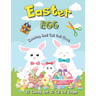 Easter Egg Coloring And Cut Out Book: 25 Coloring And 25 Cut Out Designs for Boys And Girls 4 -8 Years Old Full Of Bunnies Chicks Eggs and Dinosaur !