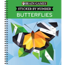 Brain Games - Sticker by Number: Butterflies (28 Images to Sticker)