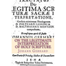 On the Legitimate Interpretation of Holy Scripture