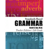 Standards Based Grammar: Grade 5: Teacher's Edition