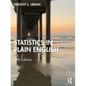 Statistics in Plain English