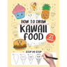 How to draw Kawaii Food: 21 step-by-step