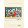 Vintage Lined Notebook Greetings from Cleveland