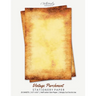 Vintage Parchment Stationery Paper: Half Letter Size Paper, Old Texture Style, Letter Writing Paper, 25-sheets