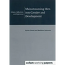 Mainstreaming Men Into Gender and Development