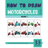 How to Draw Motorcycles for Kids - Vol 1
