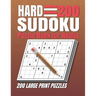 Hard Sudoku Puzzle Book for Adults: 200 Hard Sudoku Puzzles And Solutions Sudoku Puzzle Book with Solutions For Adults Large Print.