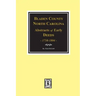 Bladen County, North Carolina Deeds, 1738-1804
