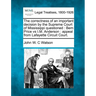 The Correctness of an Important Decision by the Supreme Court of Mississippi Questioned: Bem Price Vs I.M. Anderson: Appeal from Lafayette Circuit Cou