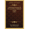 A Memorial Discourse By Reverend Henry Highland Garnet (1865)