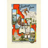 Vintage Lined Notebook Greetings from Idaho