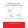 Dachshund Coloring Calendar