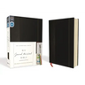 NIV, Journal the Word Bible, Hardcover, Black, Red Letter Edition, Comfort Print: Reflect, Take Notes, or Create Art Next to Your Favorite Verses