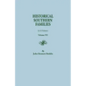 Historical Southern Families. in 23 Volumes. Volume VII