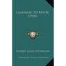 Learning To Write (1920)
