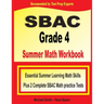 SBAC Grade 4 Summer Math Workbook: Essential Summer Learning Math Skills plus Two Complete SBAC Math Practice Tests