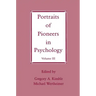 Portraits of Pioneers in Psychology: Volume III