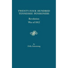 Twenty-Four Hundred Tennessee Pensioners: Revolution, War of 1812