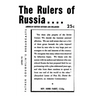 The Rulers Of Russia
