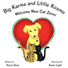 Big Karma and Little Kosmo Welcome New Cat Zenni