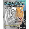 Gorgeous Grayscale: Big Cats & Zoo Animals: Adult Coloring Book