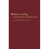 William Golding: Some Critical Considerations