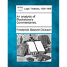 An Analysis of Blackstone's Commentaries.