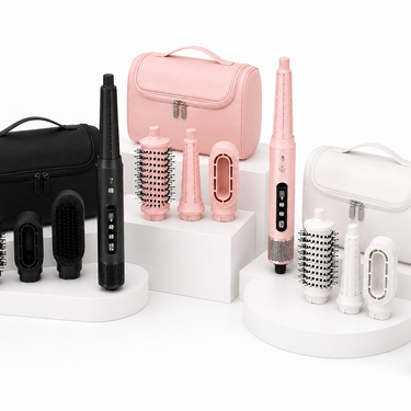 Style Traveler 5 in 1 Hair Multi Styler Lightweight Portable High Speed Hair Blow Dryer Set