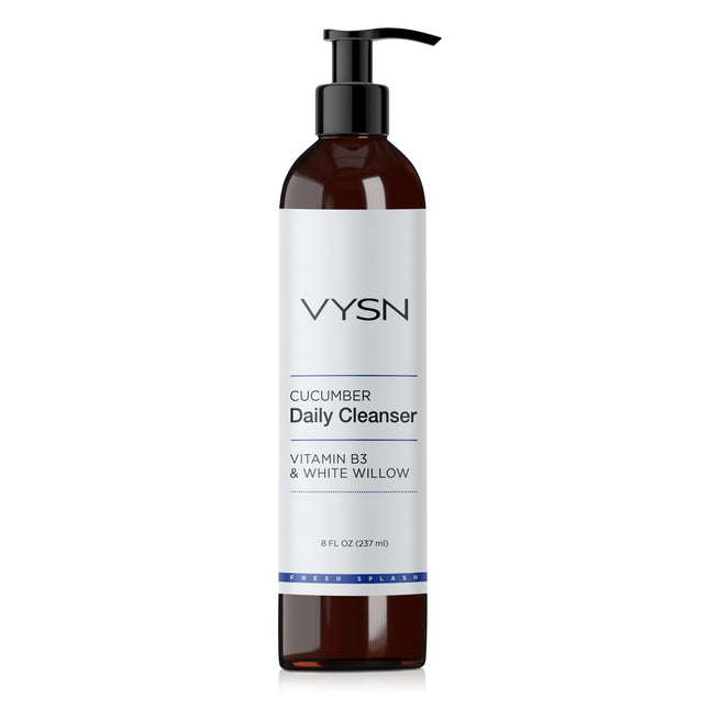 Cucumber Daily Cleanser - Vitamin B3 & White Willow -  8 oz