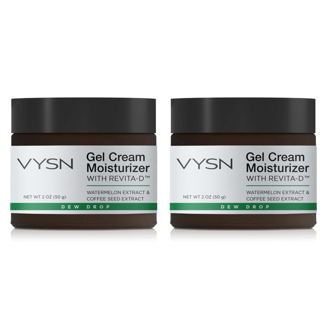 Gel Cream Moisturizer with ReVita-D™ - Watermelon Extract & Coffee Seed Extract - 2-Pack -  2 oz