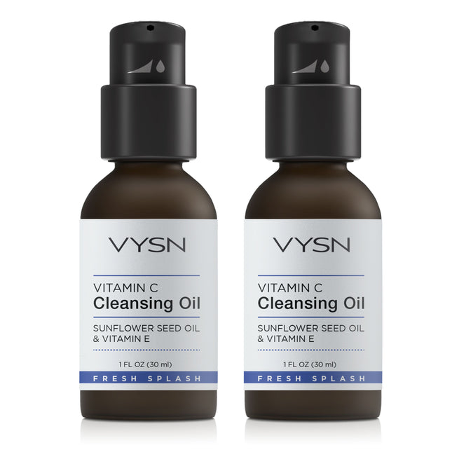 Vitamin C Cleansing Oil - Sunflower Seed Oil & Vitamin E - 2-Pack -  1 oz