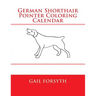 German Shorthair Pointer Coloring Calendar