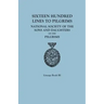 Sixteen Hundred Lines to Pilgrims. Lineage Book III, National Society of the Sons and Daughters of the Pilgrims [Originally Published in 1982]