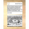 Account of Persons Confined for Debt, in the Various Prisons of England and Wales; Together with Their Provisionary Allowance During Confinement: As R